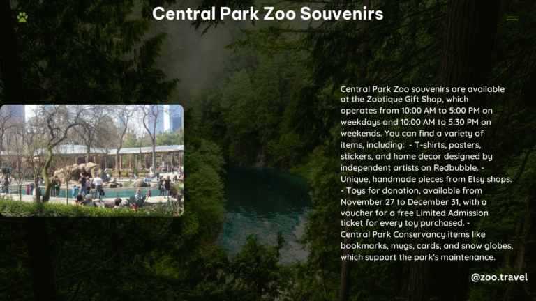 Central Park Zoo Souvenirs