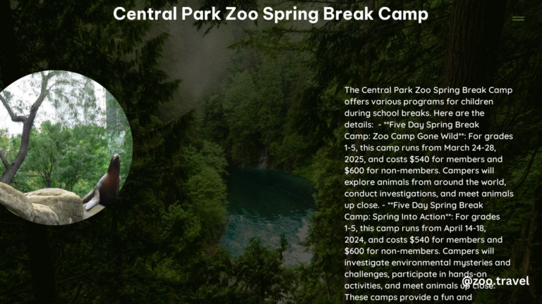 Central Park Zoo Spring Break Camp