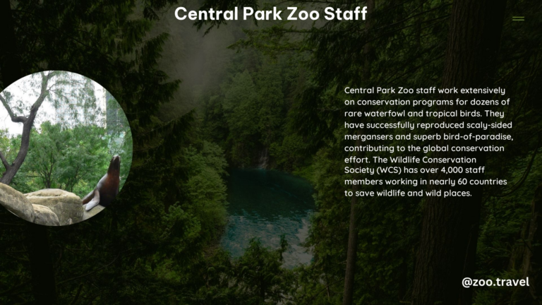 Central Park Zoo Staff