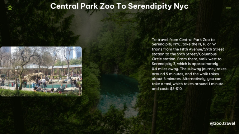 Central Park Zoo to Serendipity NYC