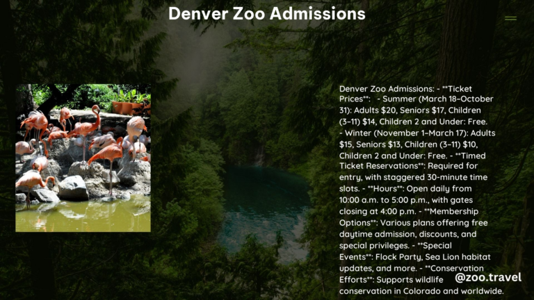 Denver Zoo Admissions