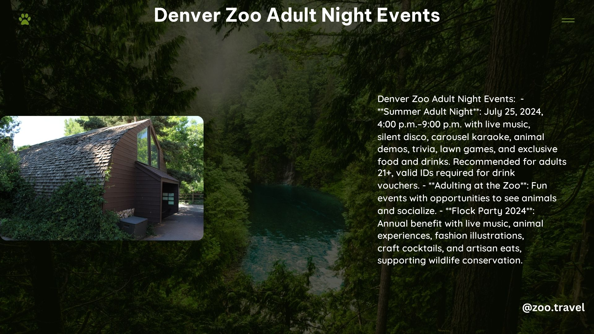 Denver Zoo Adult Night Events