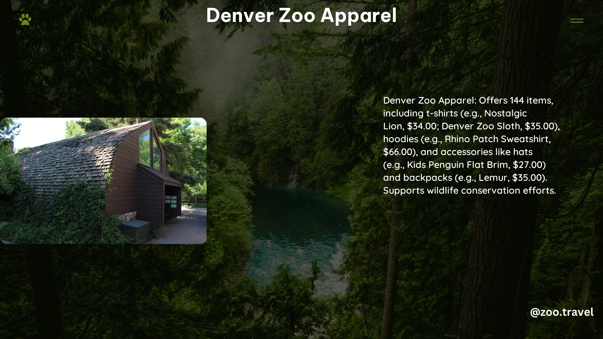 Denver Zoo Apparel