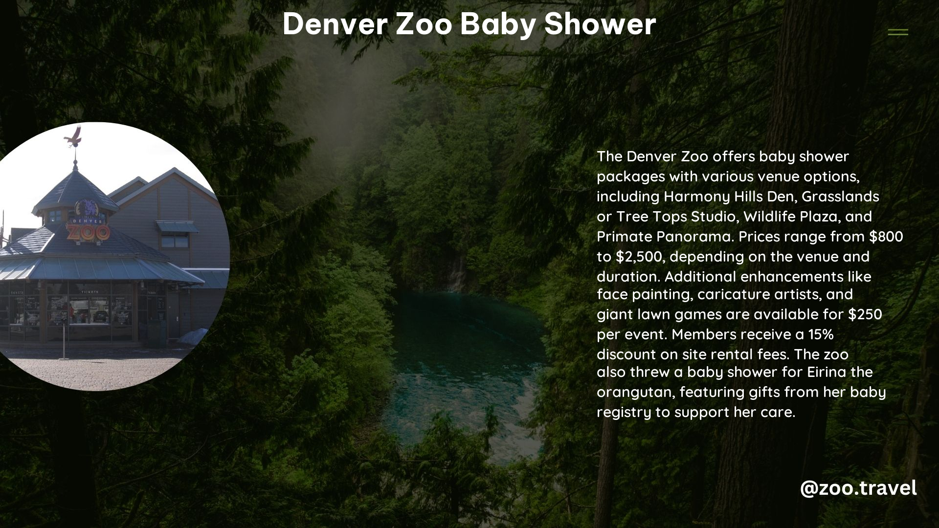 Denver Zoo Baby Shower