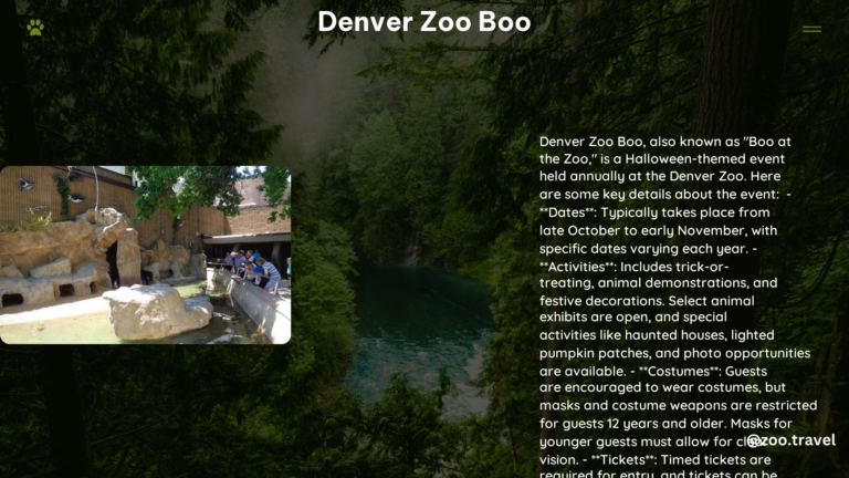 Denver Zoo Boo