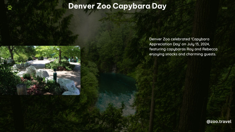 Denver Zoo Capybara Day