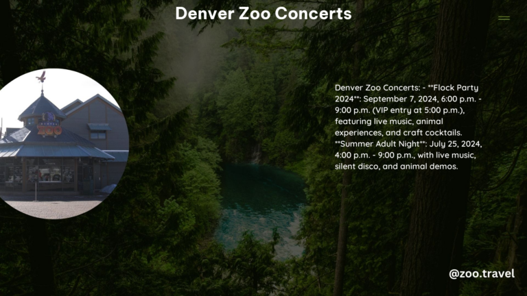 Denver Zoo Concerts