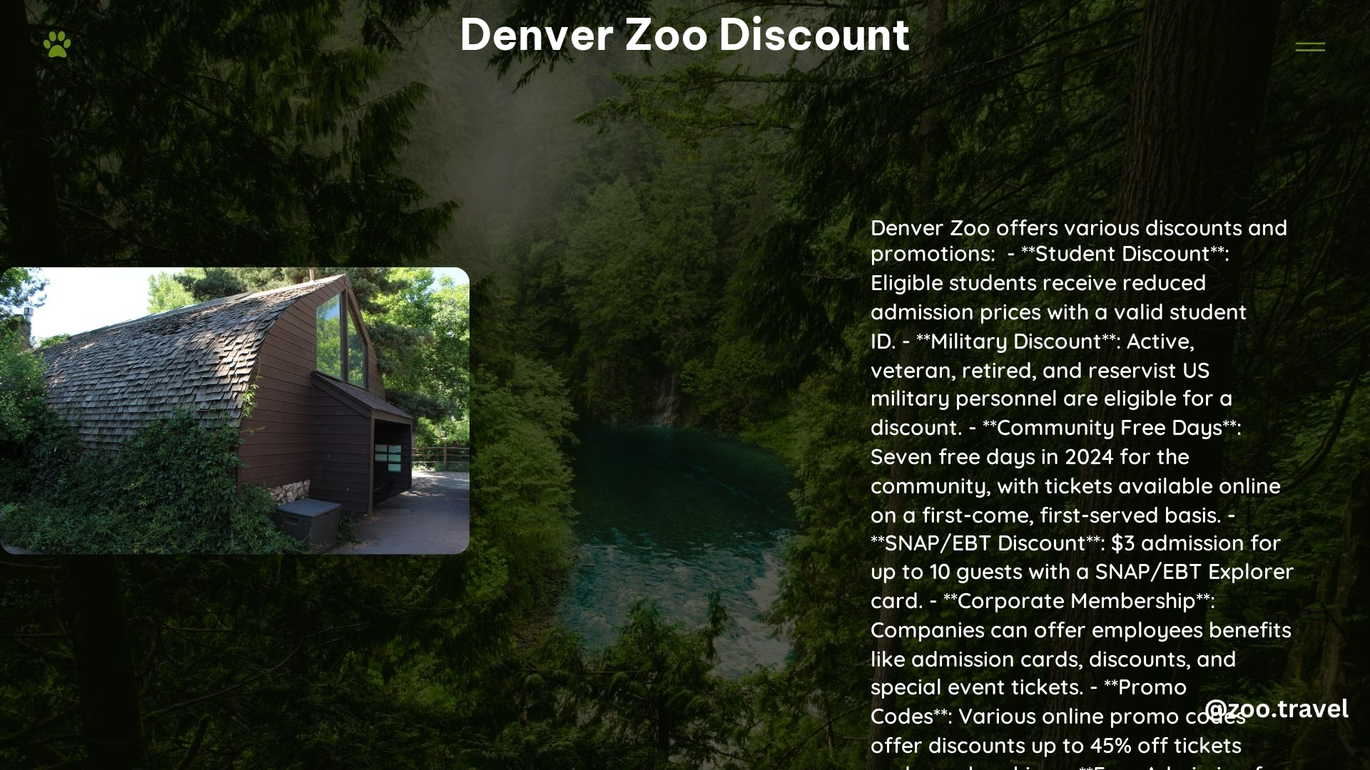 Denver Zoo Discount