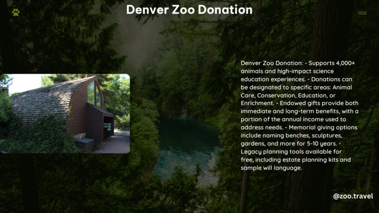 Denver Zoo Donation