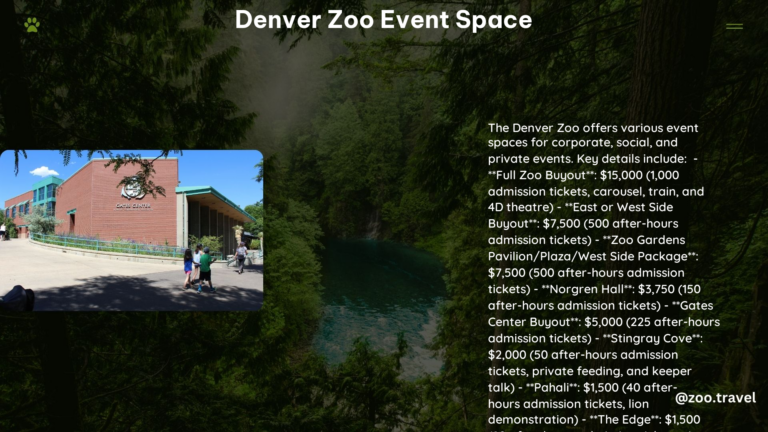 Denver Zoo Event Space