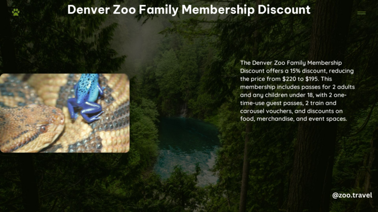 Denver Zoo Family Membership Discount