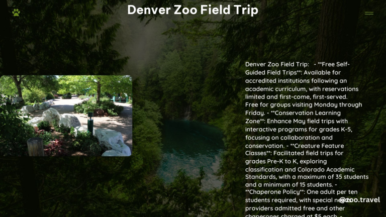 Denver Zoo Field Trip