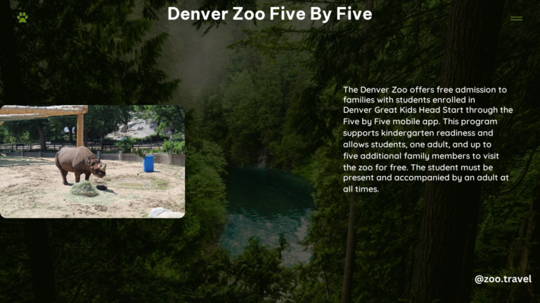 Denver Zoo Five by Five