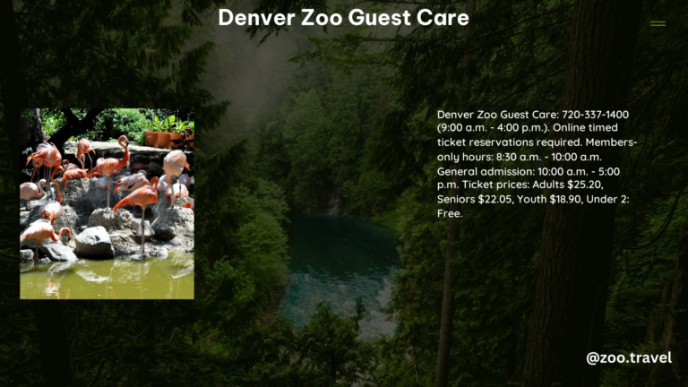 Denver Zoo Guest Care