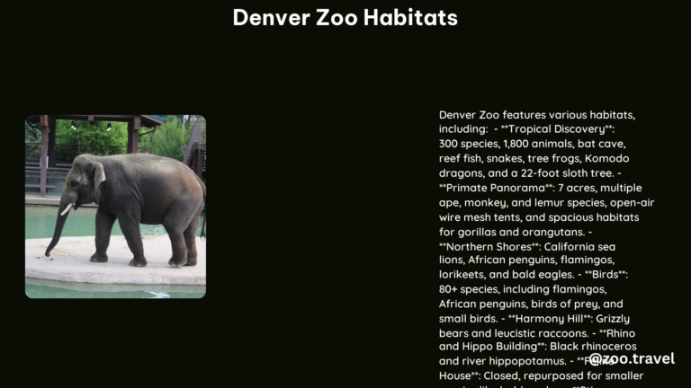 Denver Zoo Habitats