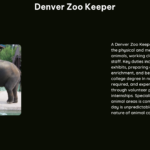 Denver Zoo Keeper