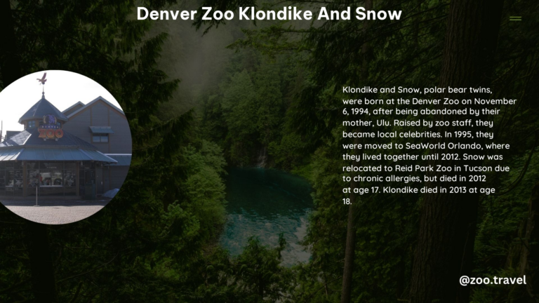 Denver Zoo Klondike and Snow