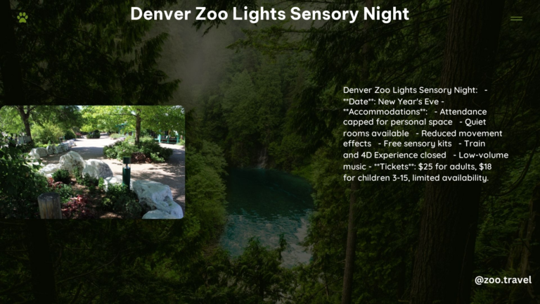 Denver Zoo Lights Sensory Night