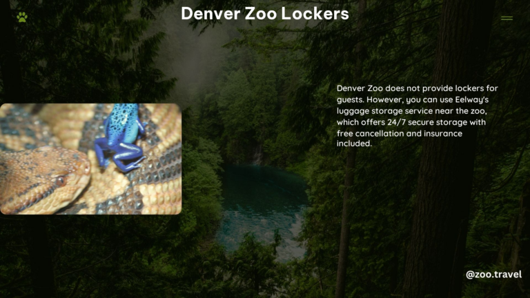 Denver Zoo Lockers