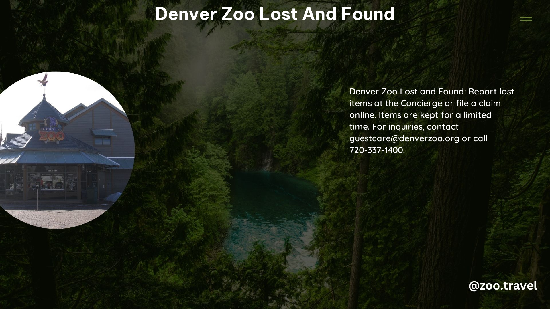 Denver Zoo Lost and Found