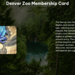 Denver Zoo Membership Card