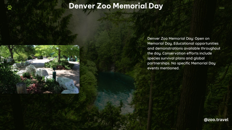 Denver Zoo Memorial Day