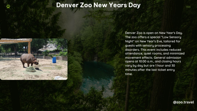 Denver Zoo New Years Day