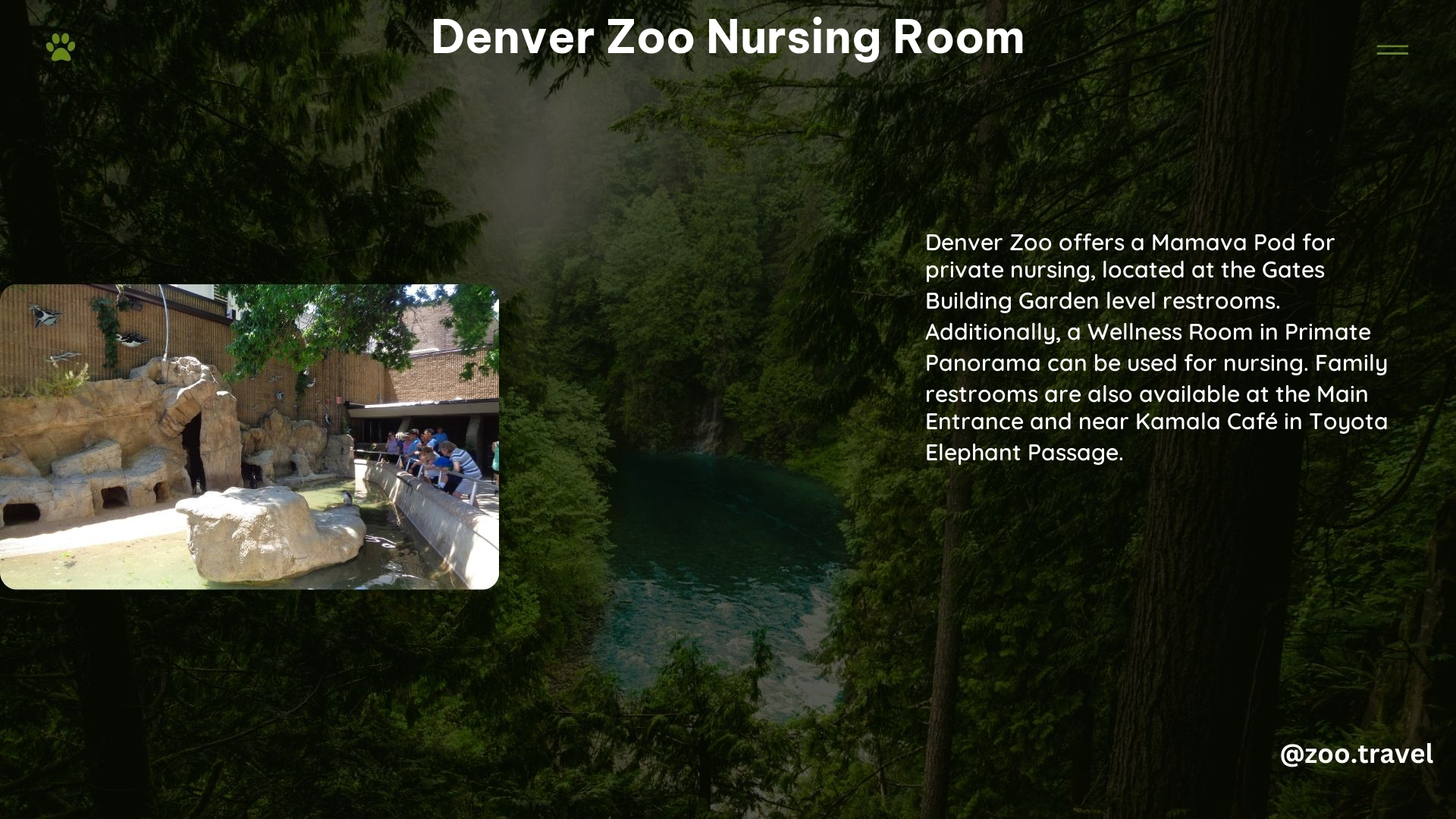 Denver Zoo Nursing Room