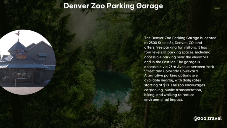 Denver Zoo Parking Garage