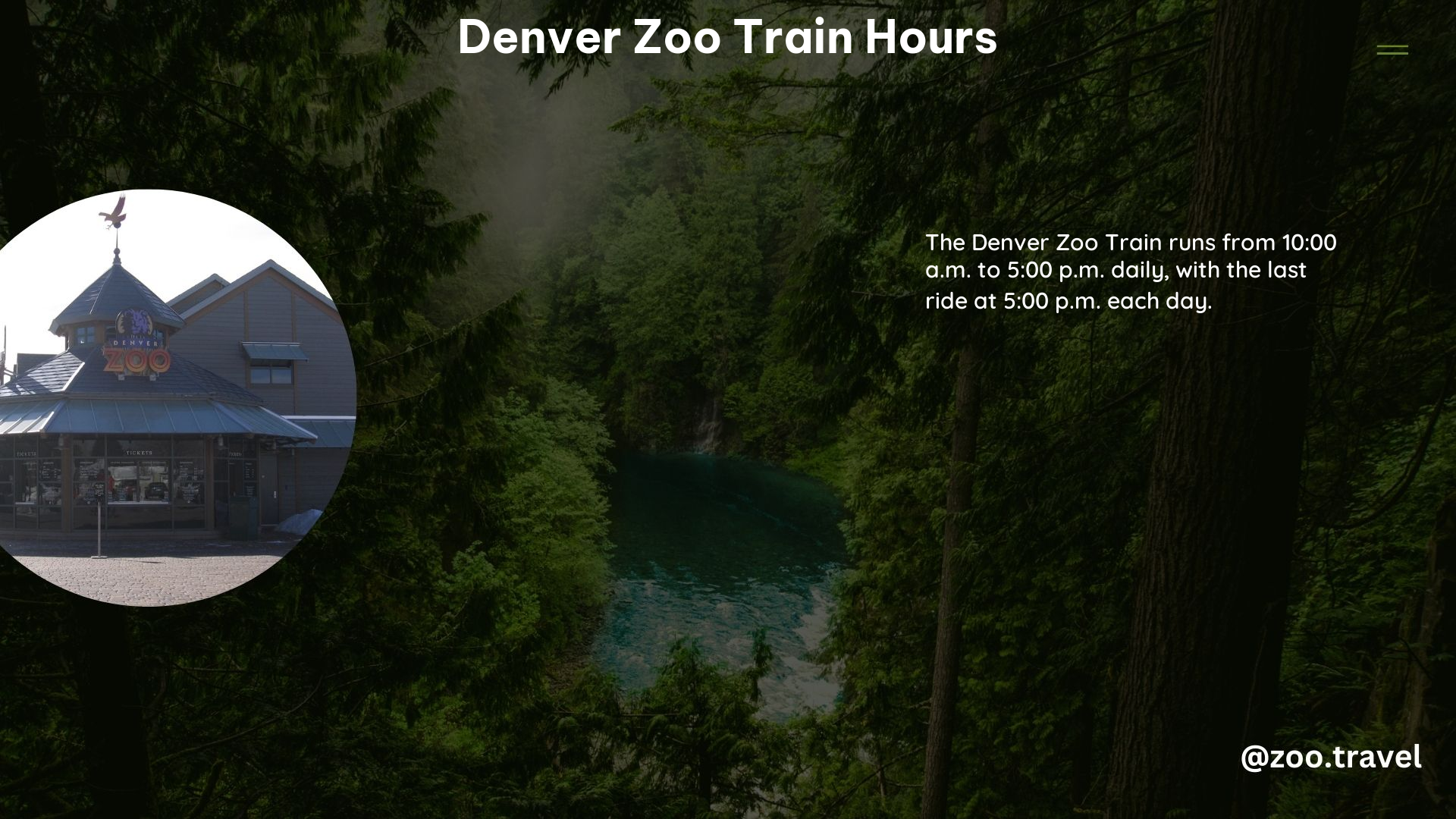 Denver Zoo Train Hours