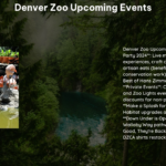 Denver Zoo Upcoming Events