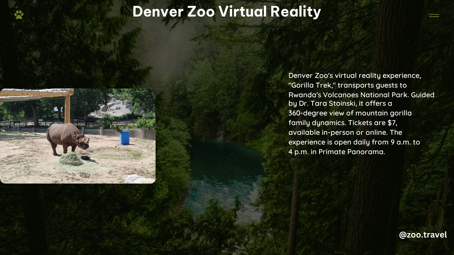 Denver Zoo Virtual Reality