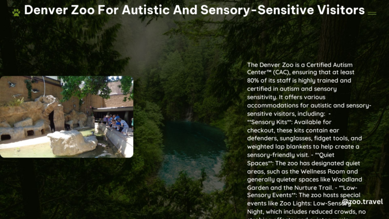 Denver Zoo for Autistic and Sensory Sensitive Visitors