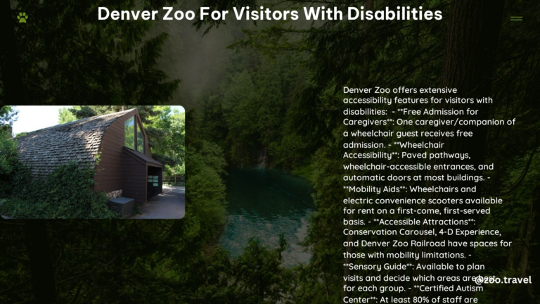 Denver Zoo for Visitors With Disabilities