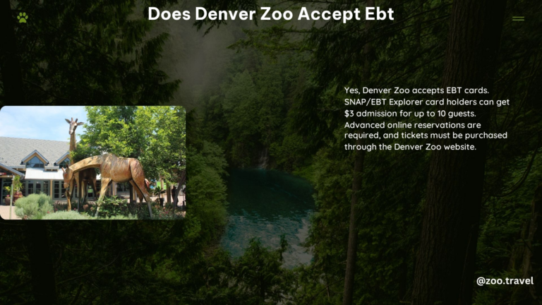 Does Denver Zoo Accept Ebt