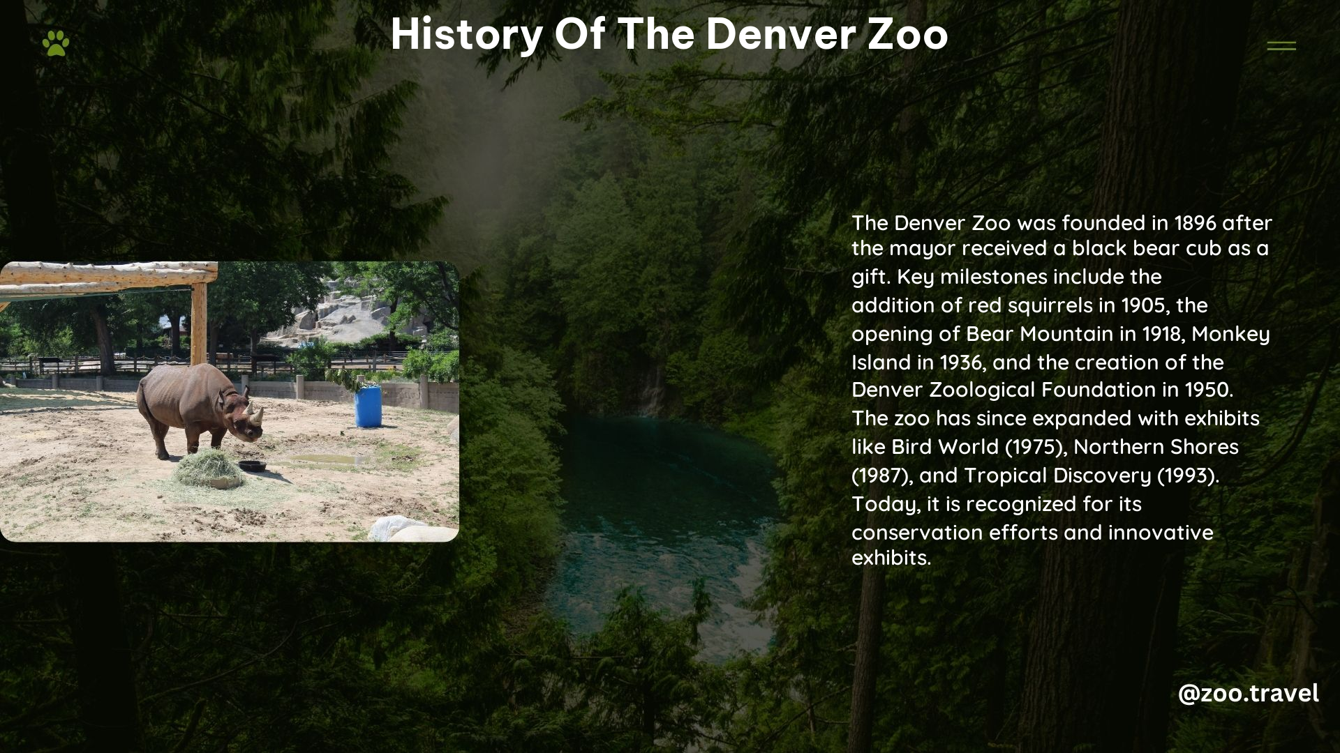 History of the Denver Zoo