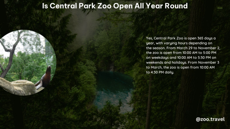 Is Central Park Zoo Open All Year Round