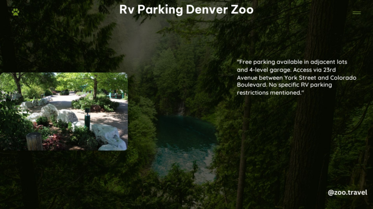 RV Parking Denver Zoo