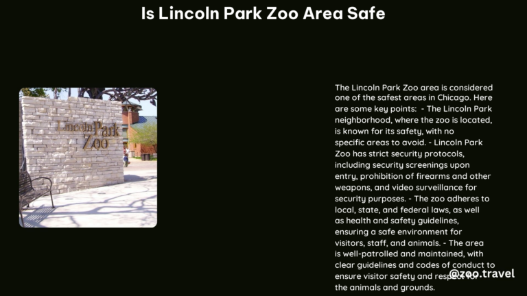 is lincoln park zoo area safe