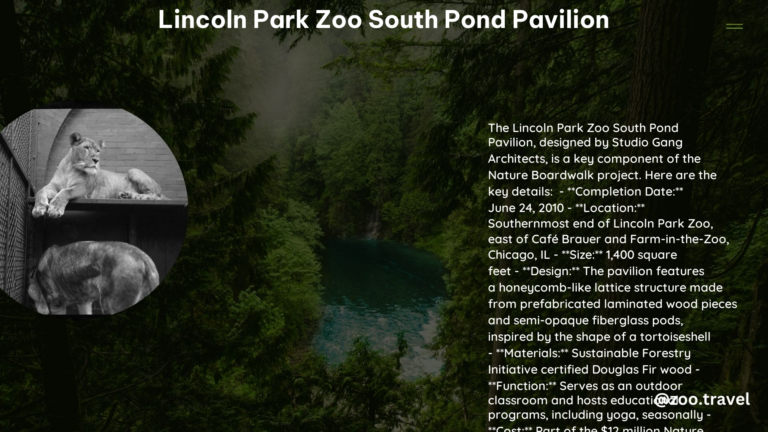 lincoln park zoo south pond pavilion